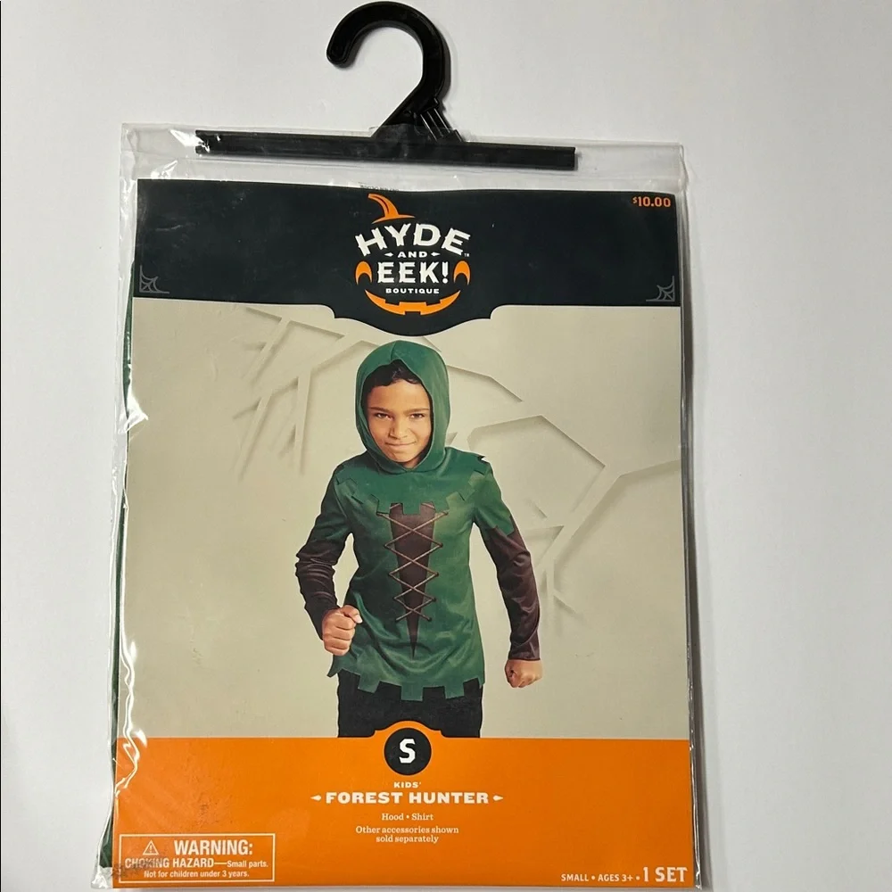 Kids Forest Hunter Costume - Green